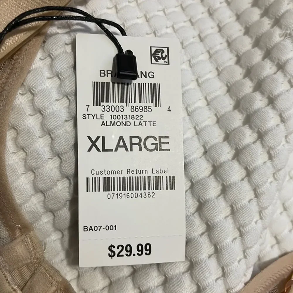 NWT- INC International Concepts - XL & XXL. Lace Unlined Underwire Bra - Picture 5 of 6